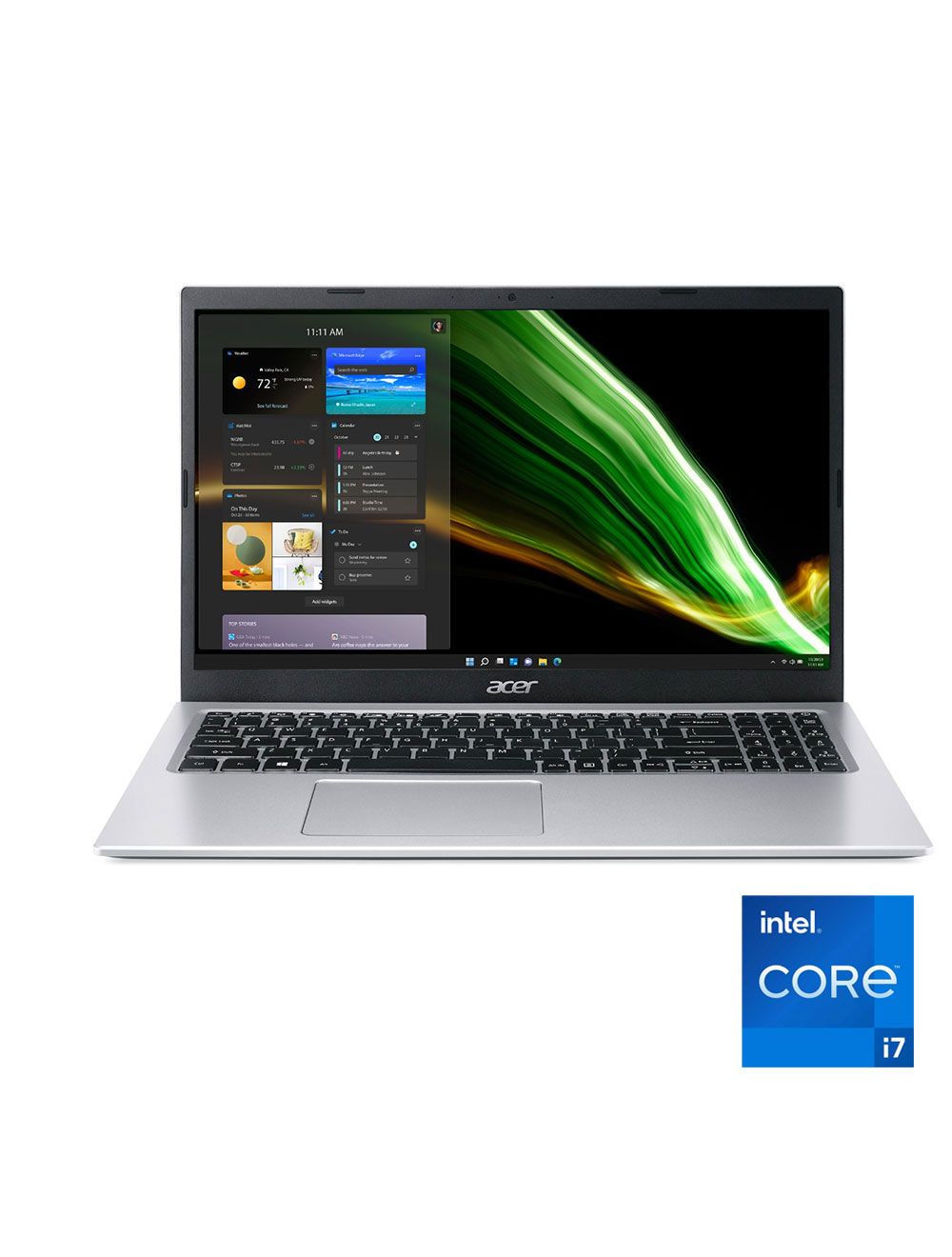 Acer-Aspire 3 - Intel?® Core™ i7-1165G7 - 8GB - 1TB - NVIDIA?® GeForce?® MX350 2GB - 15.6" FHD - Silver ZC079