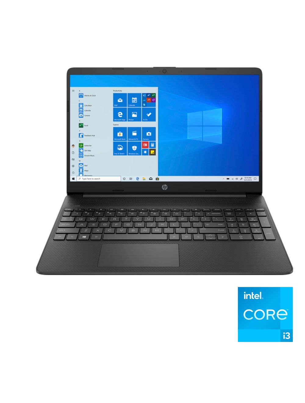 HP-15s-fq2012ne - Intel?® Core™ i3-1115G4 - 4GB RAM - 256GB SSD - Intel?® UHD Graphics - 15.6" HD - Windows 10 - Black