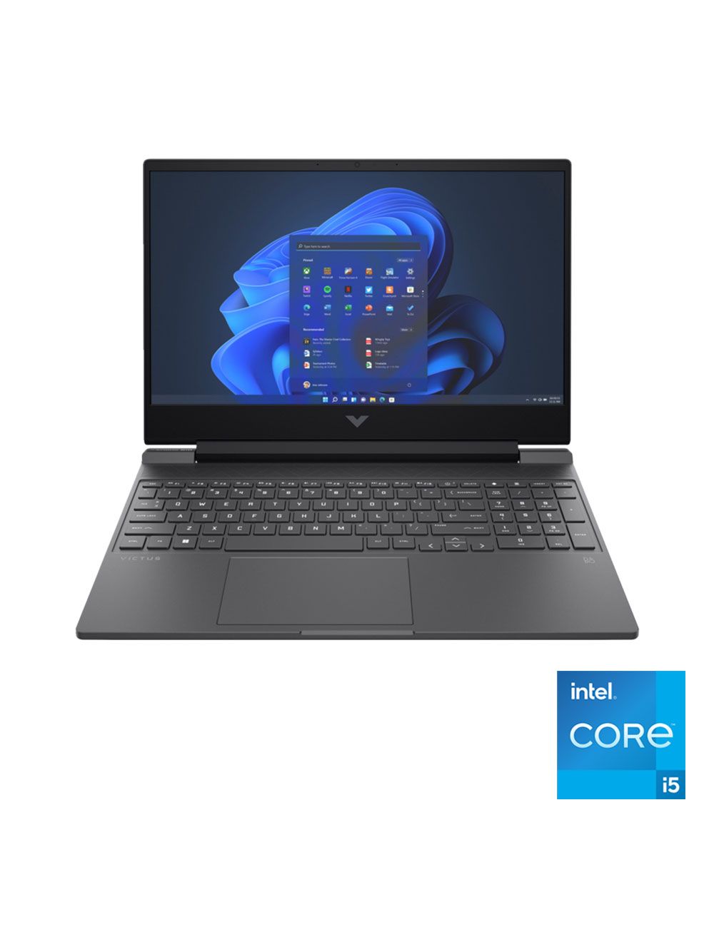 HP Victus 15-fa0088ne - Intel?® Core™ i5-12500H - 8GB - 1TB SSD - NVIDIA?® GeForce?® GTX 1650 4GB - 15.6" FHD - Windows 11 - Mica Silver