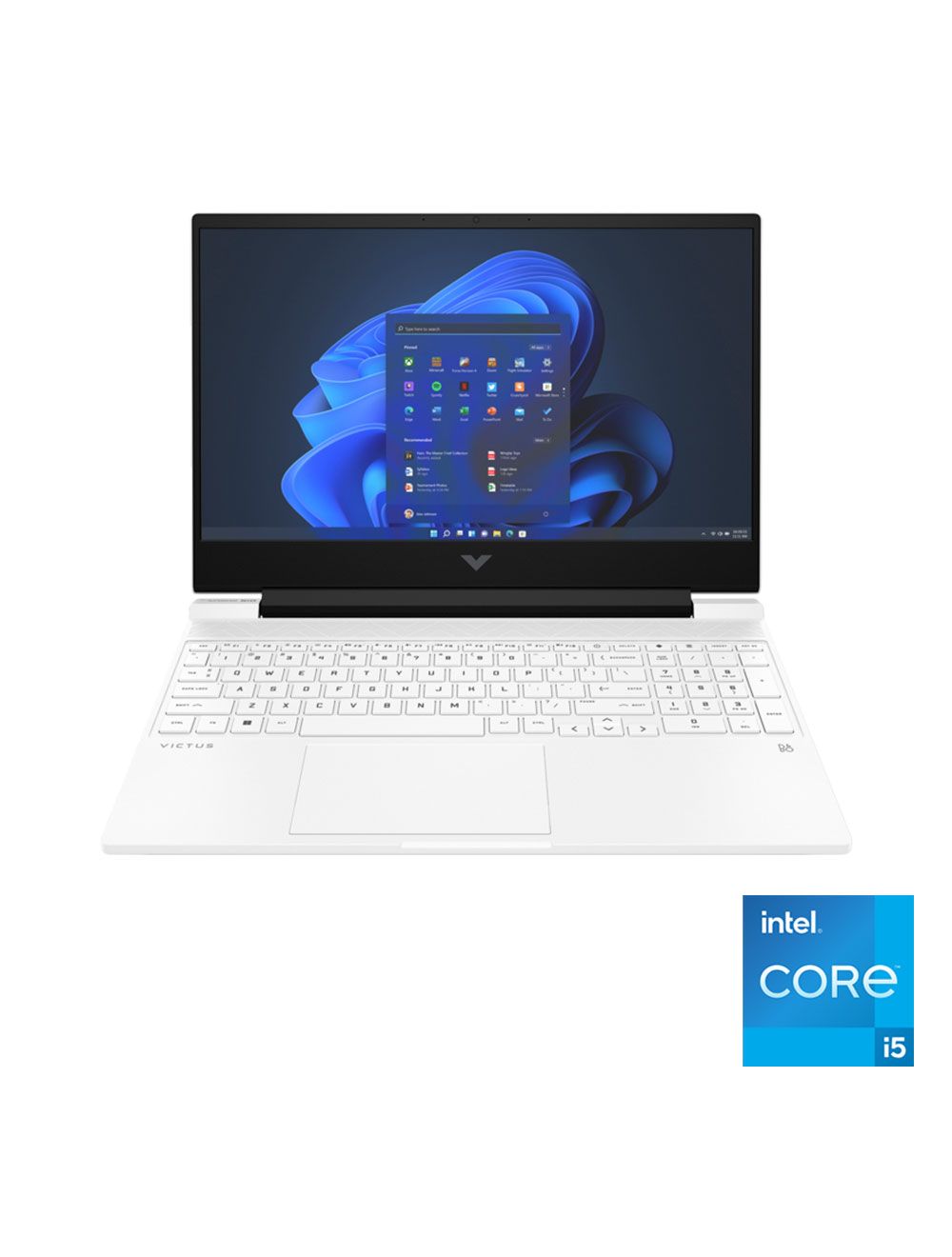 HP Victus 15-fa0089ne Laptop - Intel?® Core i5-12500H - 8GB - 1TB SSD - NVIDIA?® GeForce?® GTX 1650 4GB - 15.6" FHD - Win11 - Ceramic White