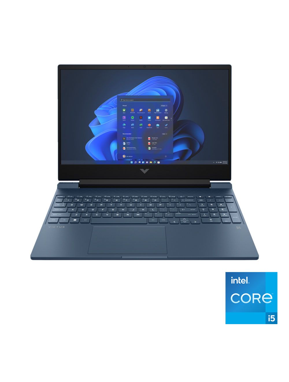 HP Victus 15-fa0087ne - Intel?® Core™ i5-12500H - 8GB - 1TB SSD - NVIDIA?® GeForce?® GTX 1650 4GB - 15.6" FHD - Windows 11 - Blue