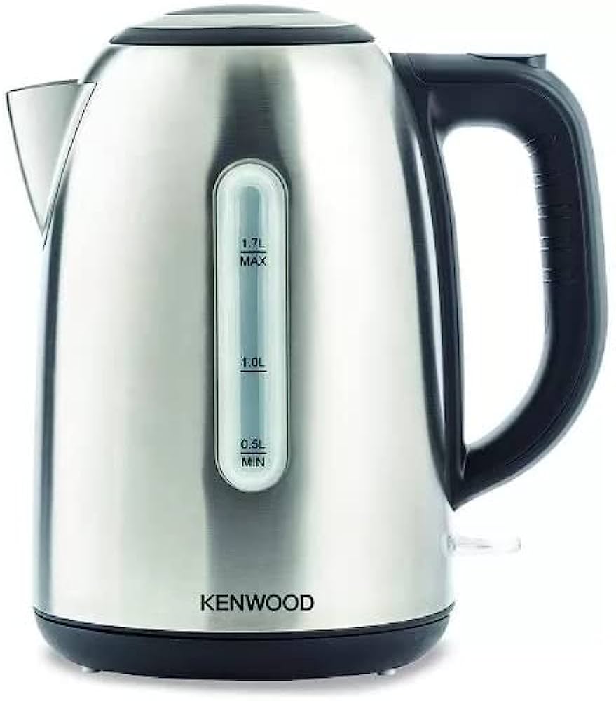 Kenwood ZJM01.AOBK Cordless Kettle, 1.7 Liters - Silver and Black (International Warranty)