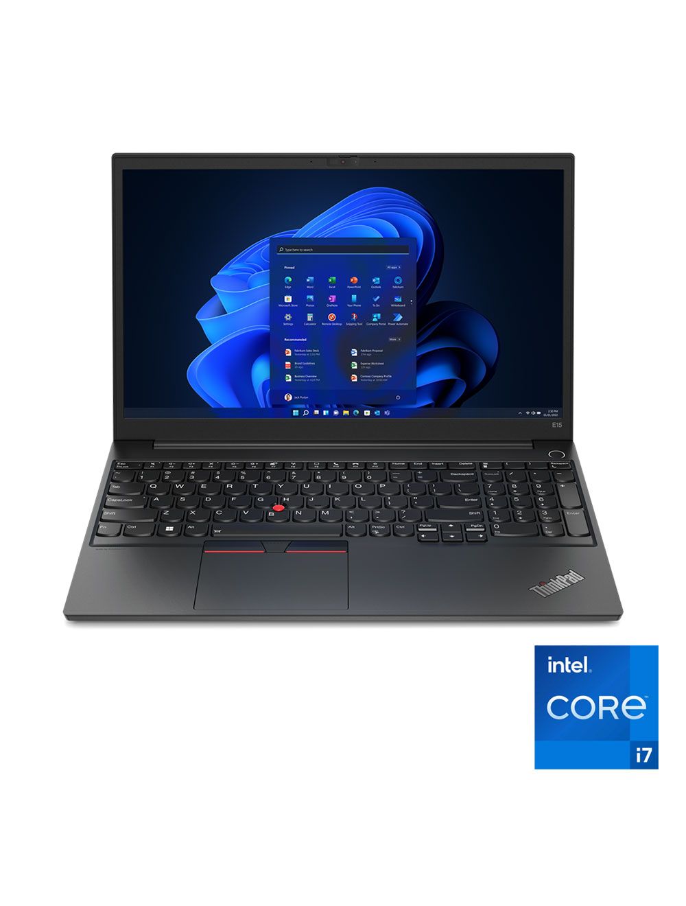 Lenovo ThinkPad E15 - Intel?® Core™ i7-1255U - 8GB RAM - 512GB SSD - NVIDIA?® GeForce MX550 2GB - 15.6" FHD - Black