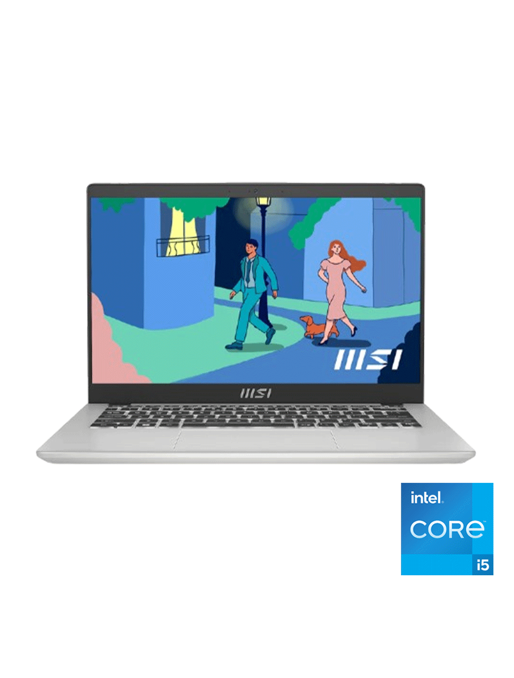 MSI Modern 14 C12MO Laptop - Intel® Core™ i5-1235U - 8GB - 512GB SSD - Intel® Iris Xe Graphics - 14" FHD - Urban Silver