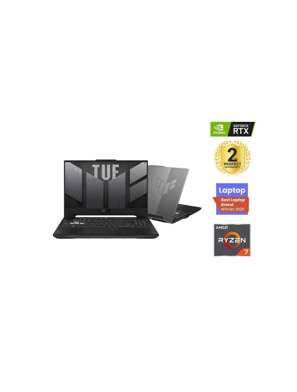 Asus TUF Gaming A15 FA507RE-HN049W - AMD Ryzen™ 7-6800H - 16GB - 512GB SSD - NVIDIA?® GeForce?® RTX™ 3050 Ti 4GB - 15.6"FHD - Win11 - Gray ZU232