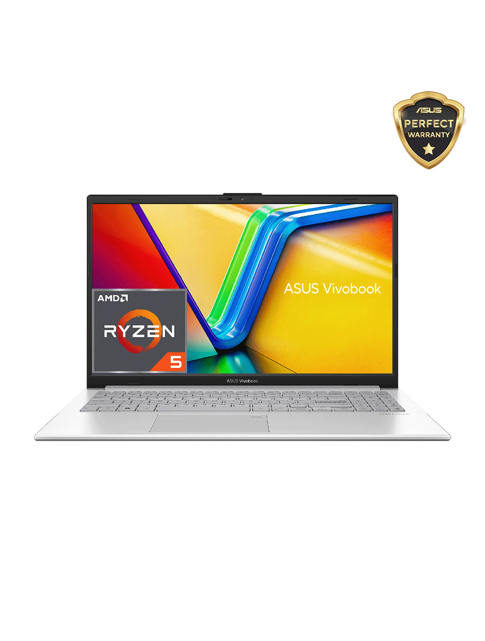 ASUS Vivobook Go 15 E1504FA-NJ005W Laptop - AMD Ryzen R5-7520U - 8GB - 512GB SSD - AMD Radeon Graphics - 15.6'' FHD - Win11 - Cool Silver