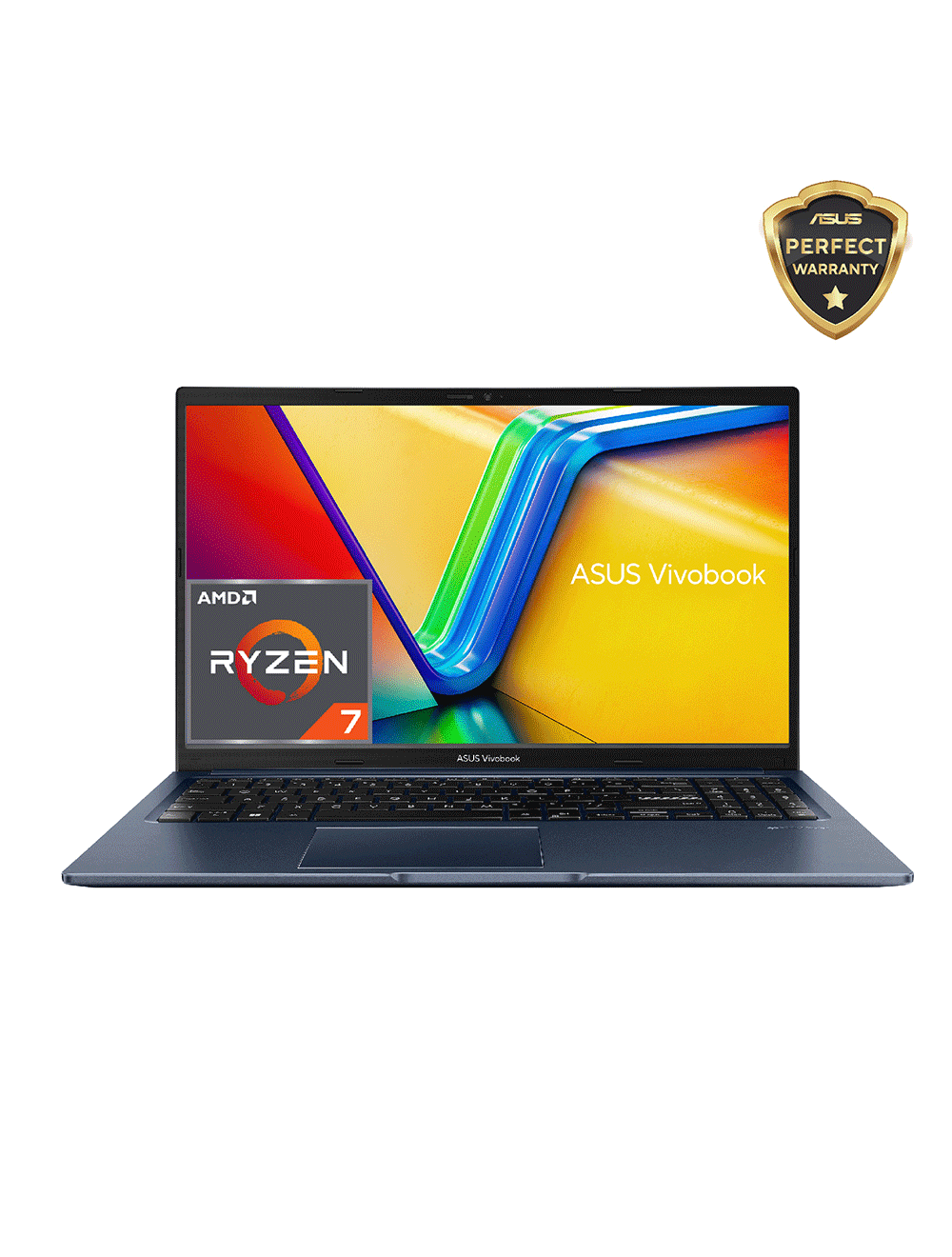 ASUS Vivobook 15 D1502YA-NJ007W Laptop - AMD Ryzen R7-7730U - 8GB - 512GB SSD - AMD Radeon Graphics - 15.6'' FHD - Win11 - Blue