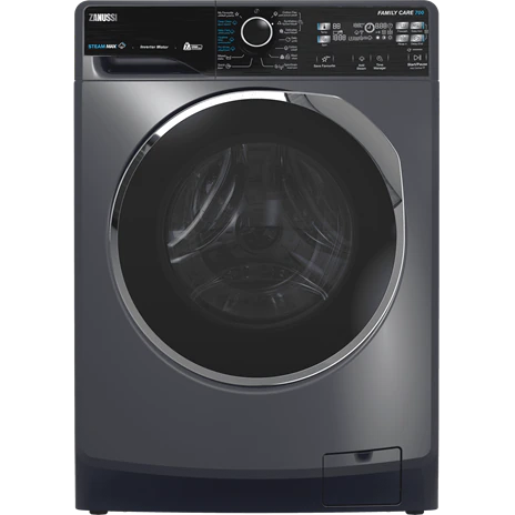 Zanussi Steammax Washing Machine 7kg Front Load - Dark Grey - ZWF7221DL7 - 9408