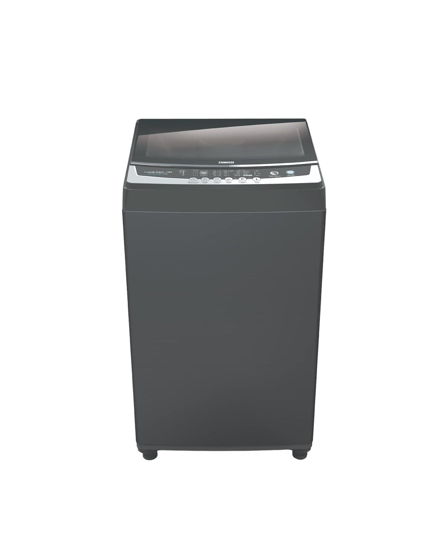 Zanussi - top load automatic washing machine - 680rpm - 10 kg - silver- zwt10710d