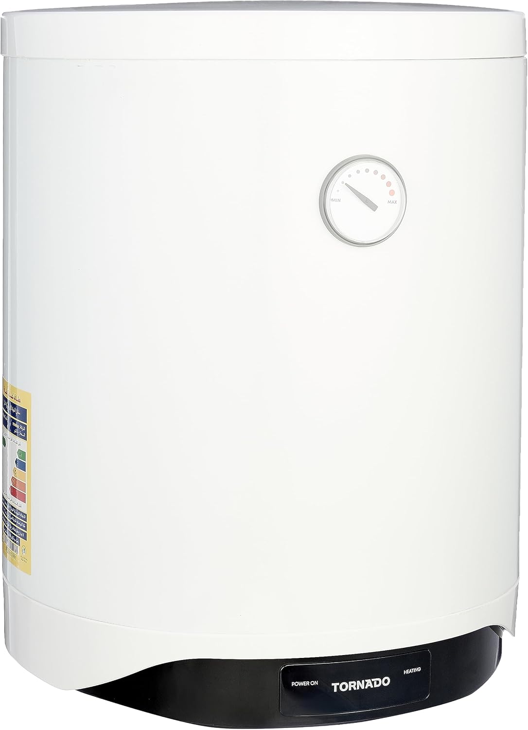 TORNADO Electric Water Heater 40 L Enamel LED lamp White TEEE-40MW