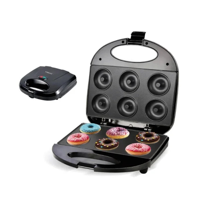 صانع دونتس سوكاني 750 وات لتحضير الدونتس بسهولة في المنزل | Sokany donut maker 750W compact electric donut machine for quick home baking.