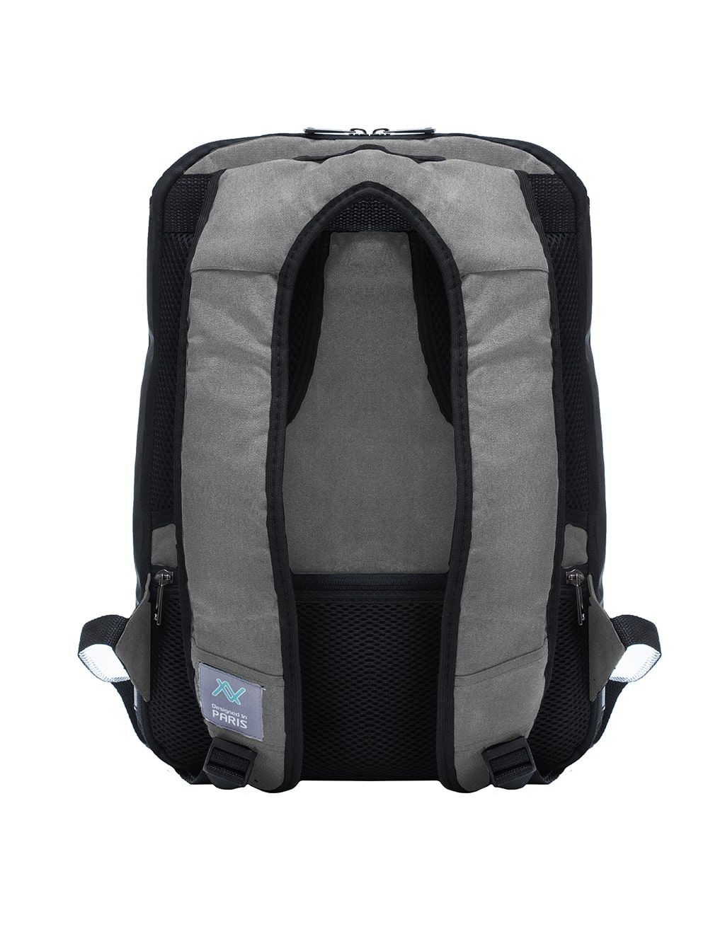 L'AVVENTO Discovery Laptop Backpack fit up to 15.6â€? Laptops ,Padded Tablet and iPad Compartment - Gray