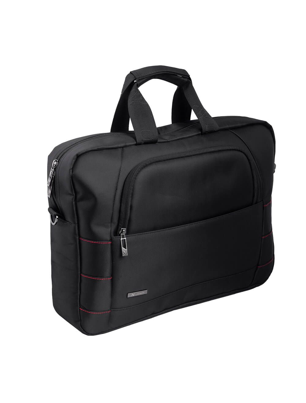 L'avvento (BG786) Business Laptop Shoulder Bag fits up to 15.6" - Black