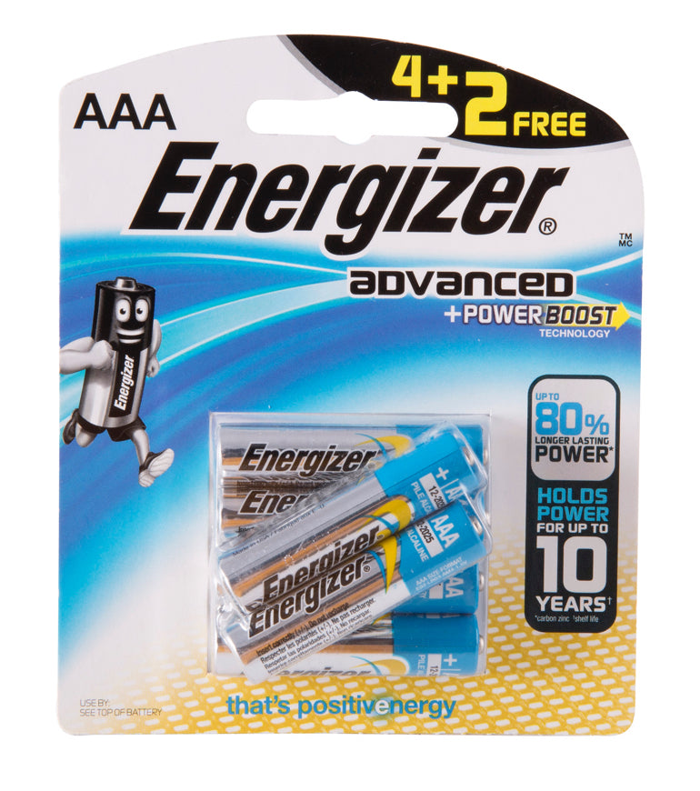 Energizer CD-8888021205350  Advanced - AAA Batteries   بطارية ادفانس