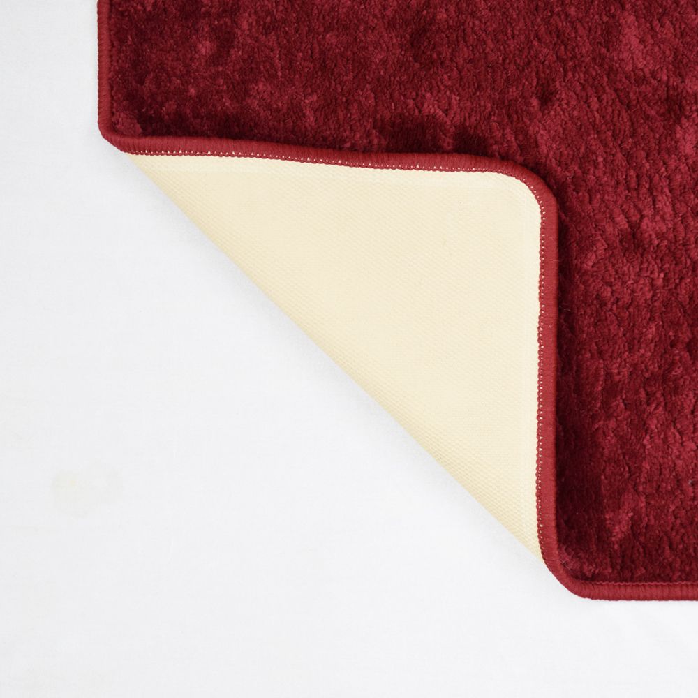 Bath mats set Jeddah Three-piece bathroom set Size: (2)45x50+(1)50x80 سجاد اطقم حمام ماك كاربت النساجون الشرقيون 3قطع  احمر