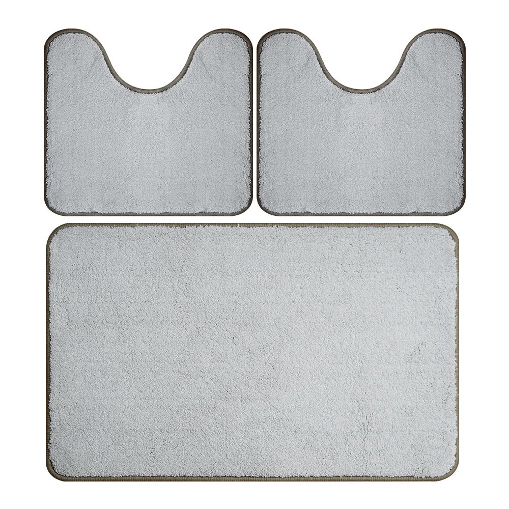 Dubai bathroom mat Three-piece bathroom set  (2)45x50+(1)50x80 سجاد اطقم حمام ماك كاربت النساجون الشرقيون دبي 3سجاد