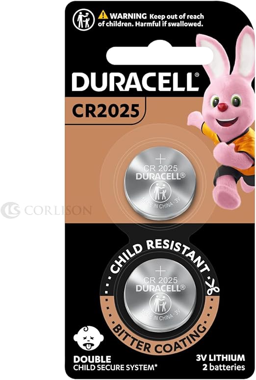 Duracell cr2025 lithium coins بطارية دوراسيل 