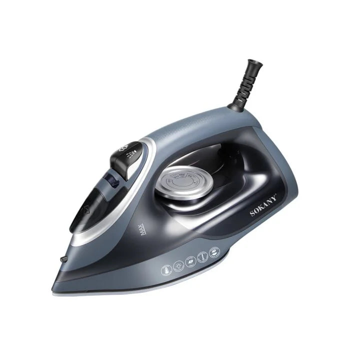 SK-11059 Sokany 2200W steam iron 250ml, strong steam, lightweight, easy handling – مكواه سكواني 2200 وات SK-11059 سهلة الاستخدام.