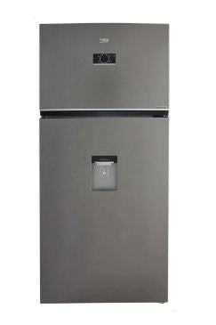 ثلاجة بيكو 630 لتر RDNE650E60XP نوفروست ستانلس ستيل مع شاشة ديجيتال ومبرد مياه، Discover Beko RDNE650E60XP refrigerator with large capacity.