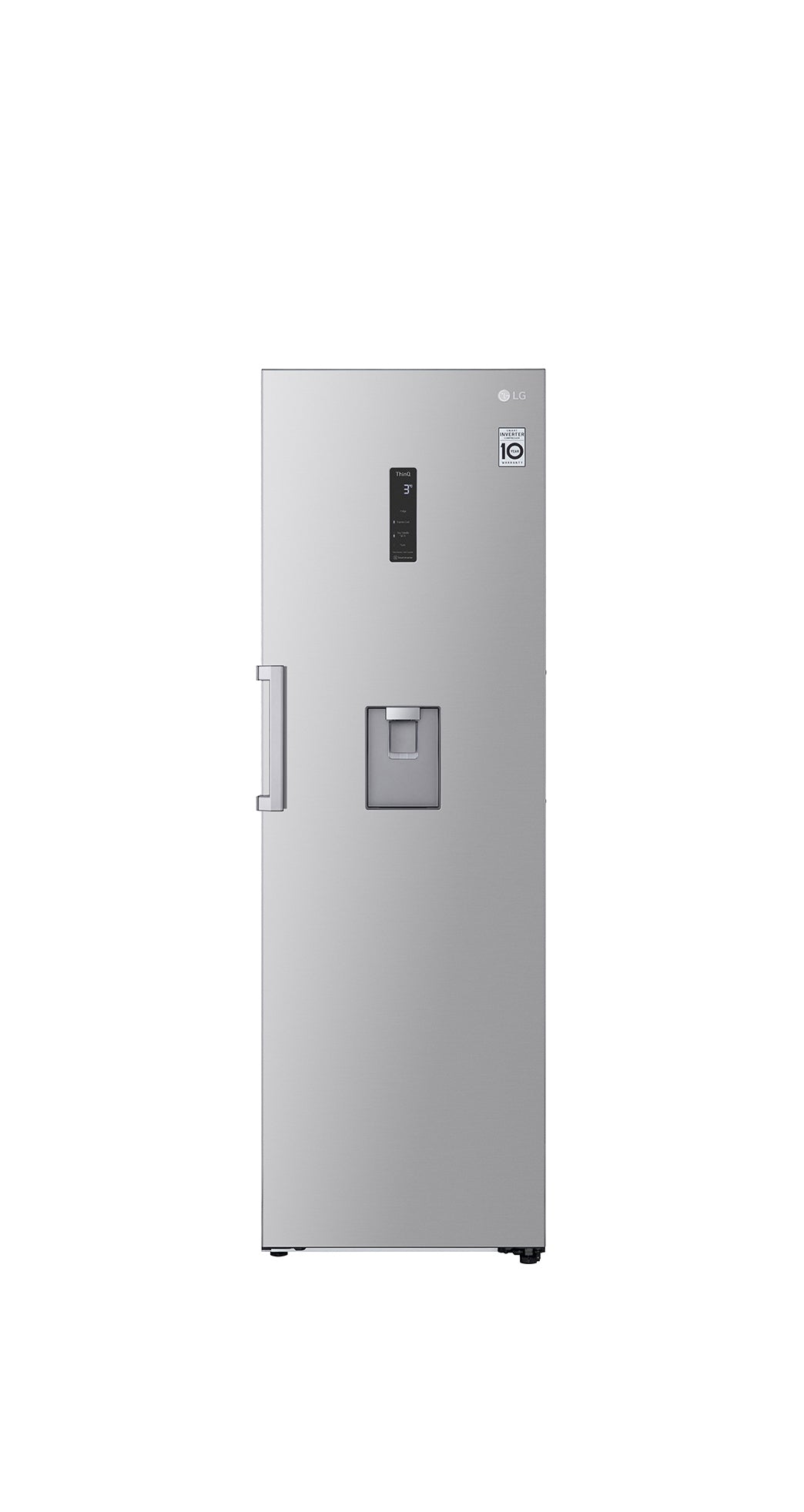 LG Refrigerator Stainless Steel Digital With Dispenser 384 Liter LINEAR INVERTER COMPRESSOR Twins MODEL-GC-F411ELDM