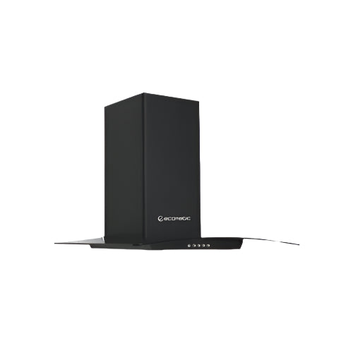 Ecomatic H6207KGBBK Built In Hood ايكوماتيك شفاط 60 سم زخرفي منحني كريستال أسود
