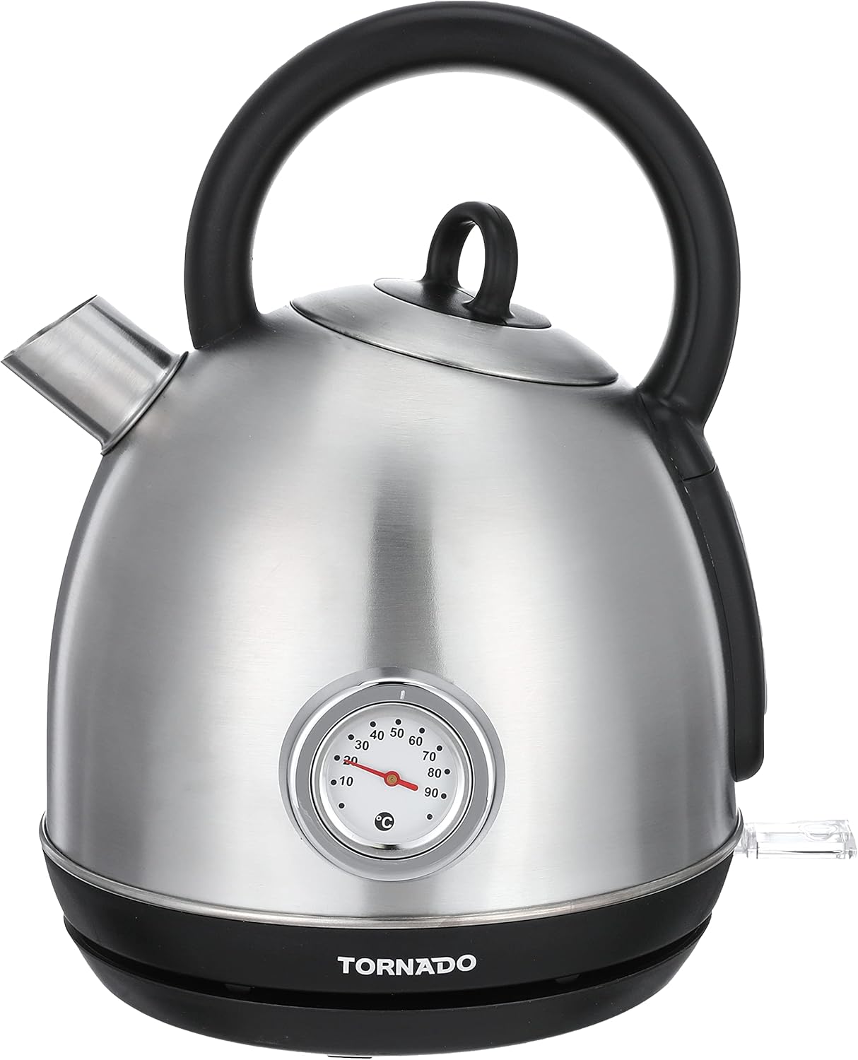 TORNADO Stainless Steel Kettle, 1.7 Liter, 1850-2200 Watt, Stainless TKS-2217TR