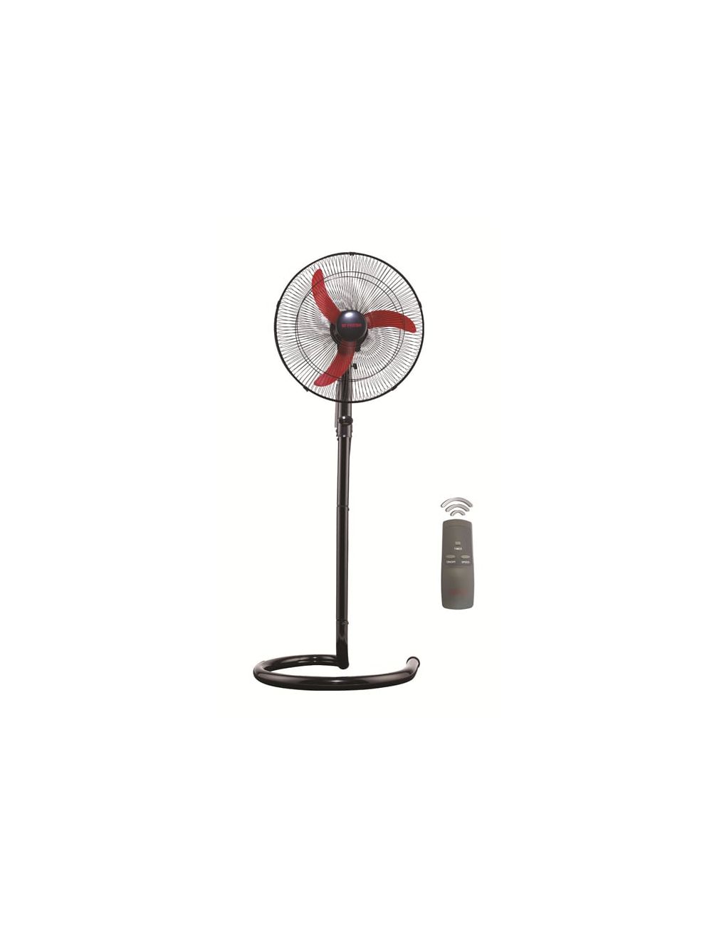 Fresh FN007 El Shabah Stand Fan Black *Red مروحة ستاند الشبج اسود*احمر 