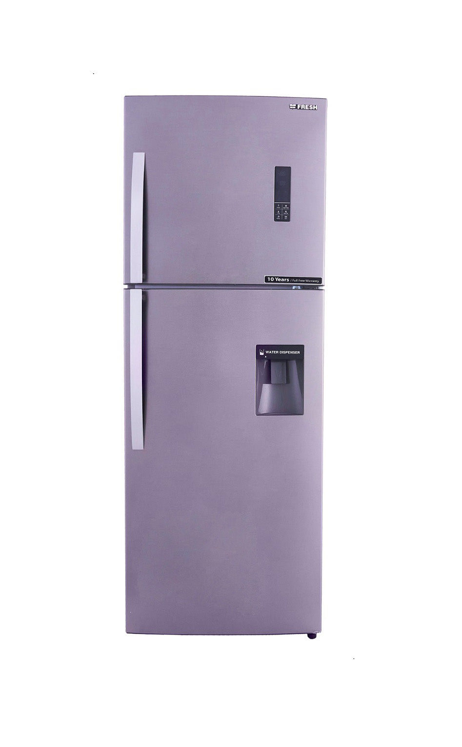 Fresh FNT-D470YT 4K Refrigerator with LG Motor, 369 Liters - Silver