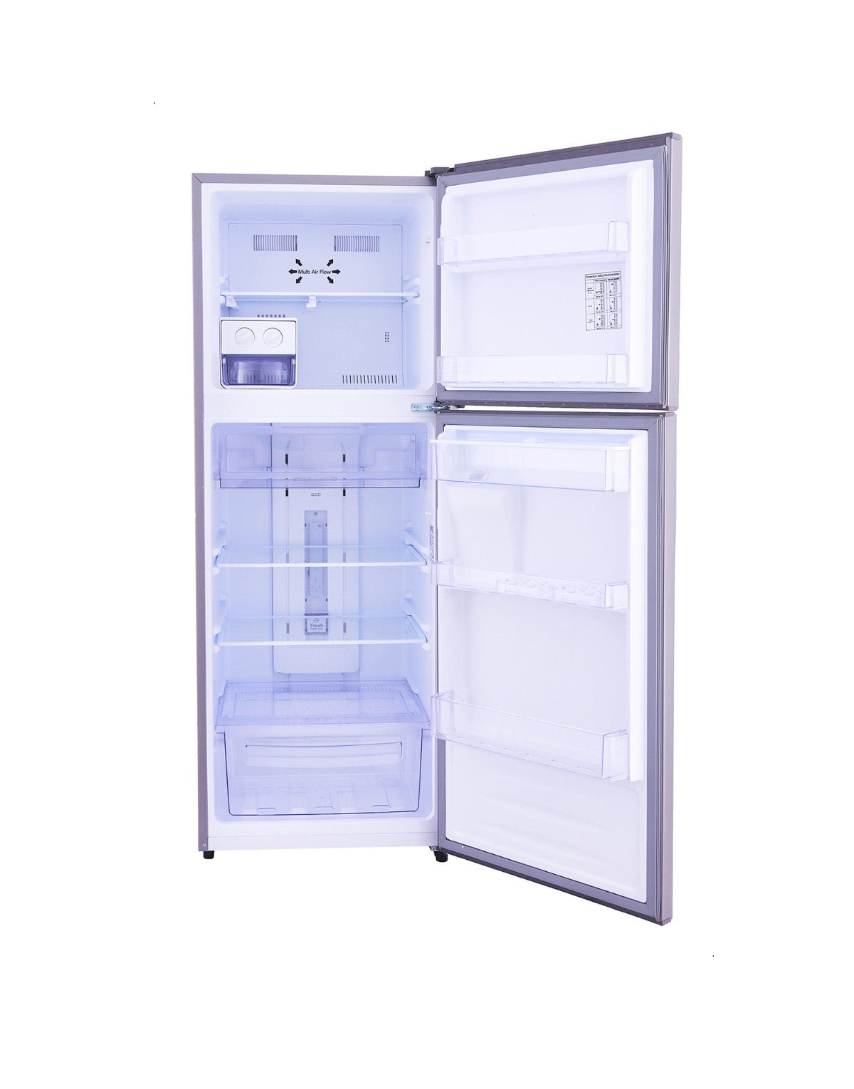 Fresh FNT-D470YT 4K Refrigerator with LG Motor, 369 Liters - Silver