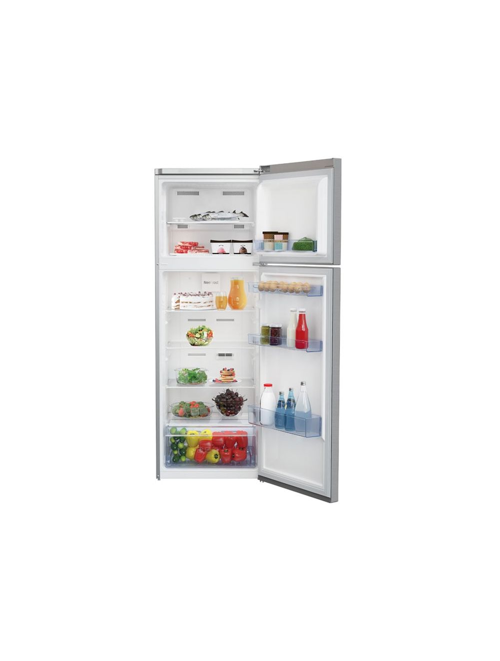 BEKO 340 Liter Refrigerator Nufrost Stainless RDNE340K02XB