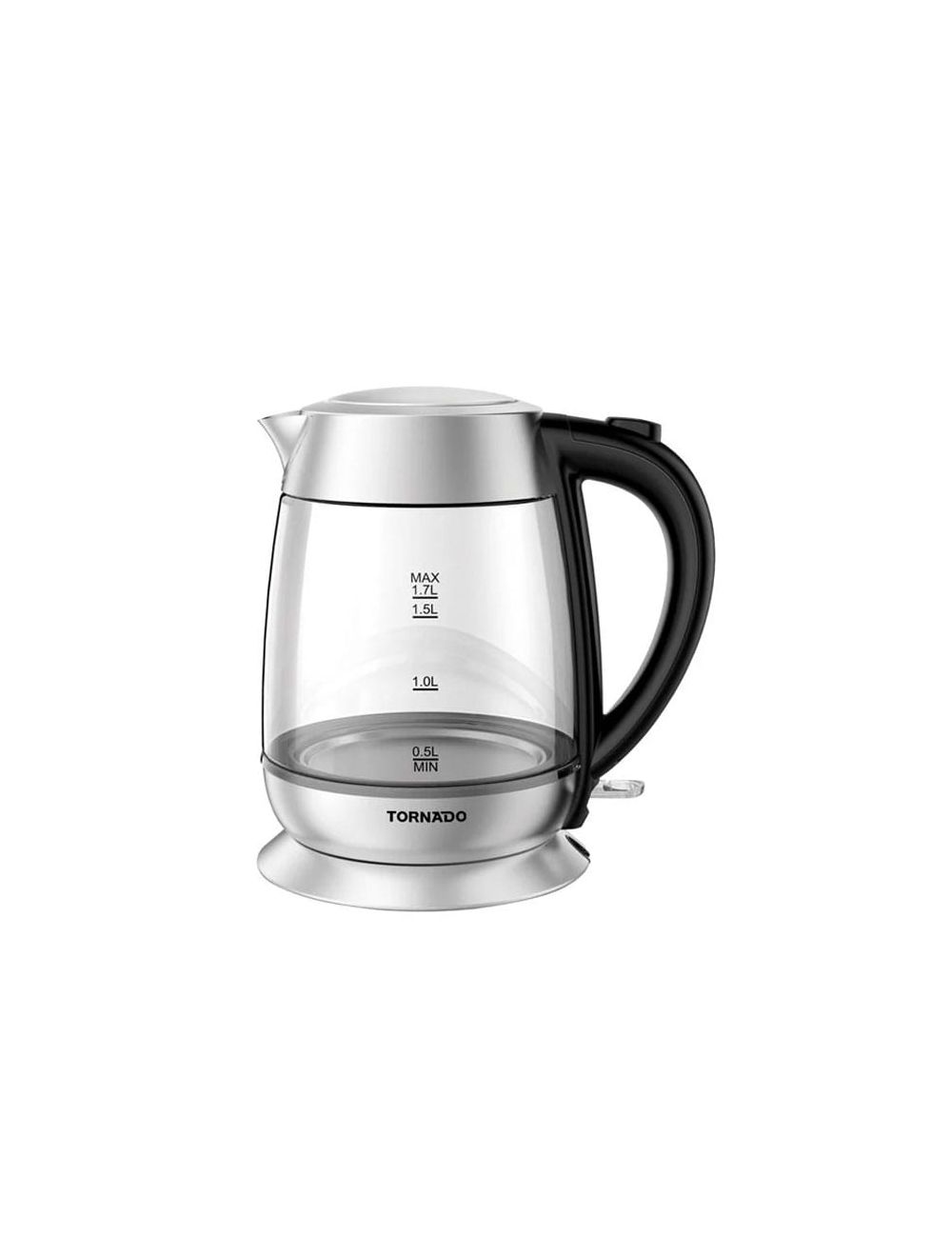 TORNADO TKG-2217SB Glass Kettle غلاية زجاج من تورنيدو 