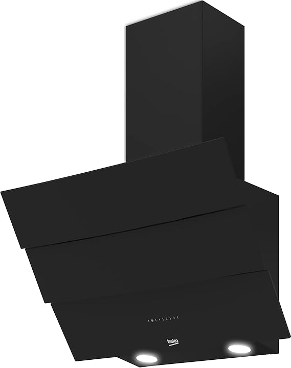 Beko hca62640be kitchen hood with chimney 60 centimeters - black