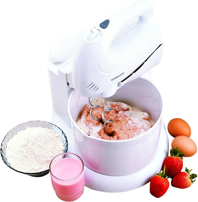 Kenwood hm430 hand mixer white مضرب يدوي مع وعاء 250 وات من كينوود ابيض