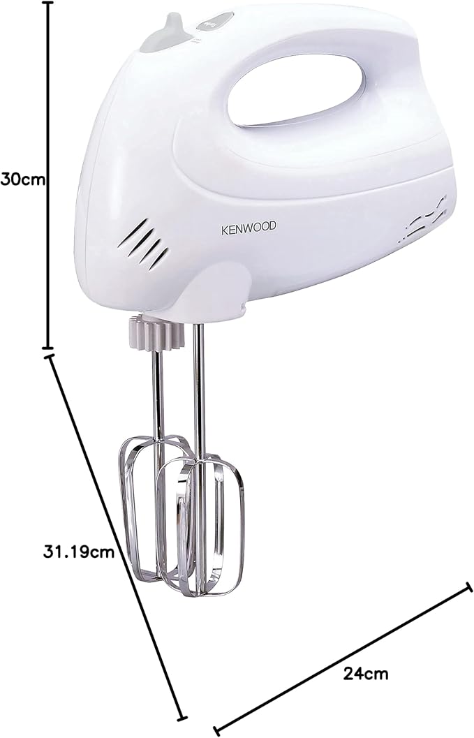 Kenwood hm430 hand mixer white مضرب يدوي مع وعاء 250 وات من كينوود ابيض