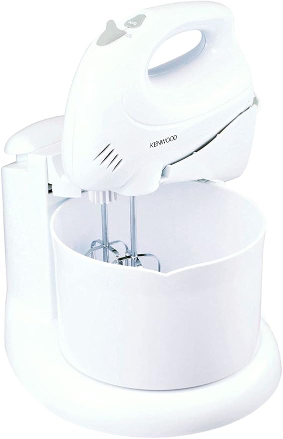 Kenwood hm430 hand mixer white مضرب يدوي مع وعاء 250 وات من كينوود ابيض