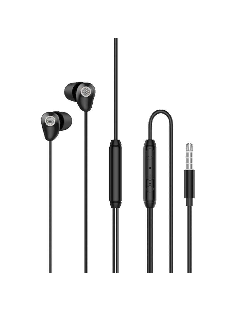 L'avvento (HP66B) Sleeping earphone with Mic 3.5mm with Volume Control - BlackRating