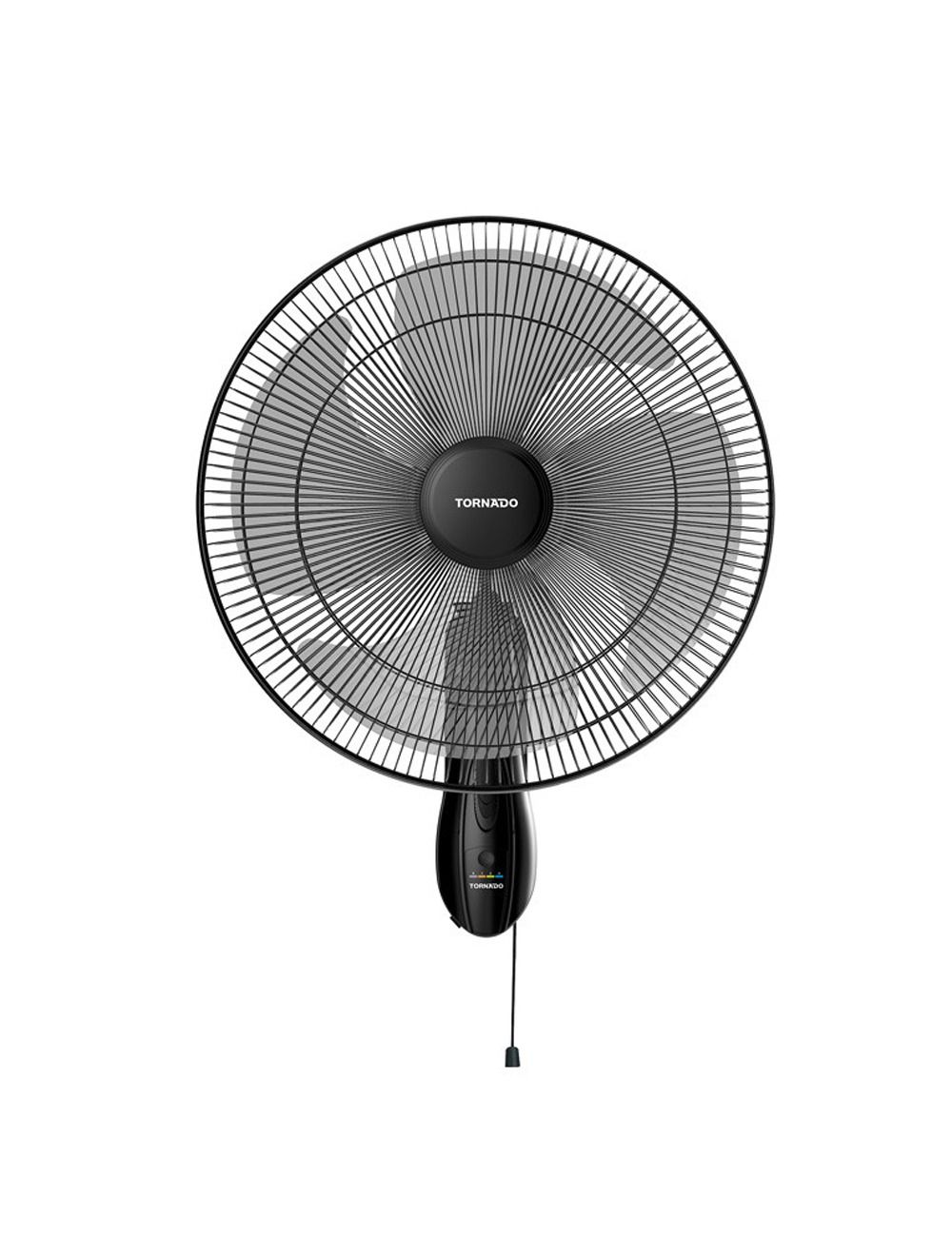 TORNADO Wall Fan 18 Inch, 4 Blades, Black TWF-18