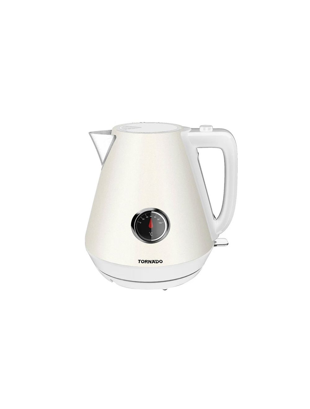 TORNADO TKP-2217-TC Stainless Steel Kettle Whit غلاية تورنيدو استانليس ابيض