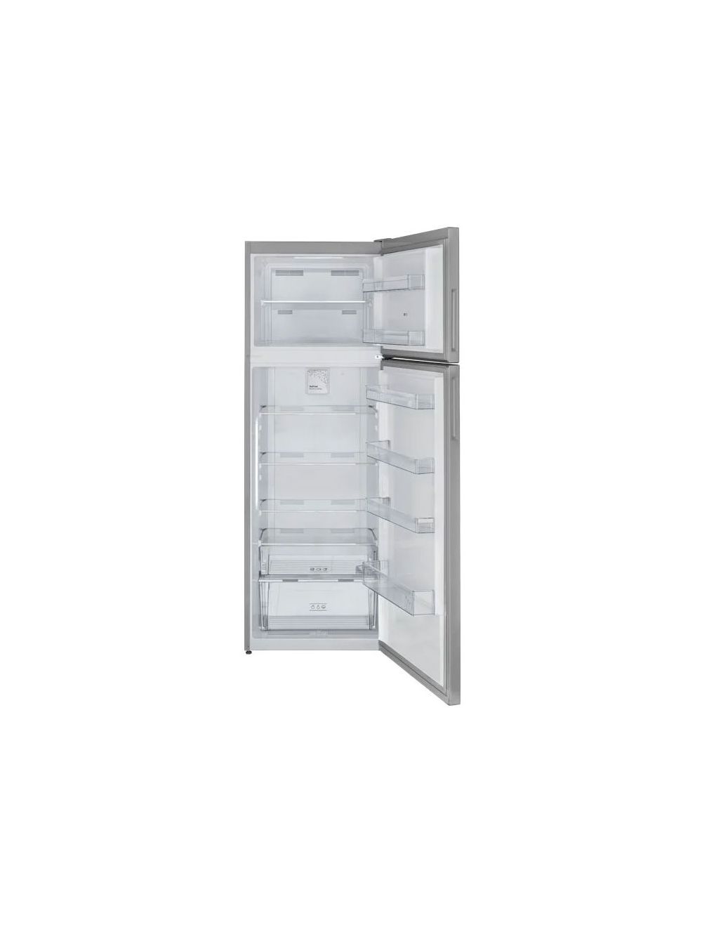 Tornado Refrigerator 496 Liter Digital Advanced No Frost - 2 Door - Shiny Silver - RF-496VT-SLS