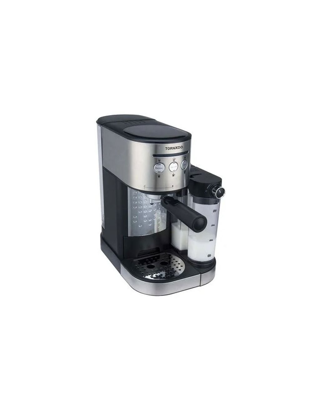 Tornado Automatic Espresso Coffee Machine 15 Bar 1.2 Liter - Black* Stainless - TCM-14125