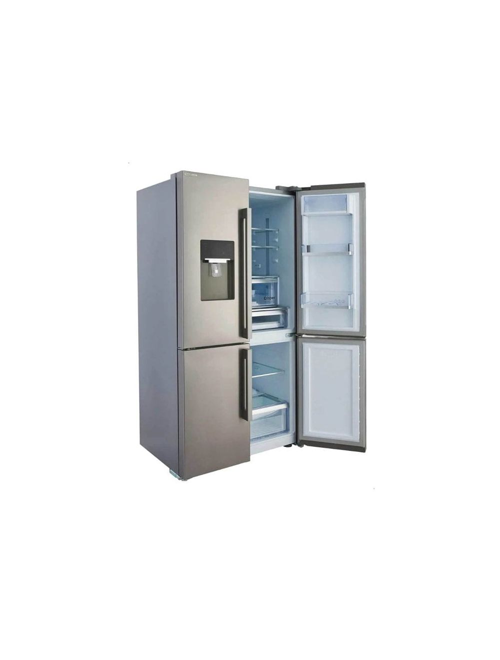 Beko 4 Doors Inverter Refrigerator - 565 Litres - Stainless Steel - HARVEST FRESH TECHNOLOGY - Dispenser - Touch Digital Control Screen - GNE134626ZXH