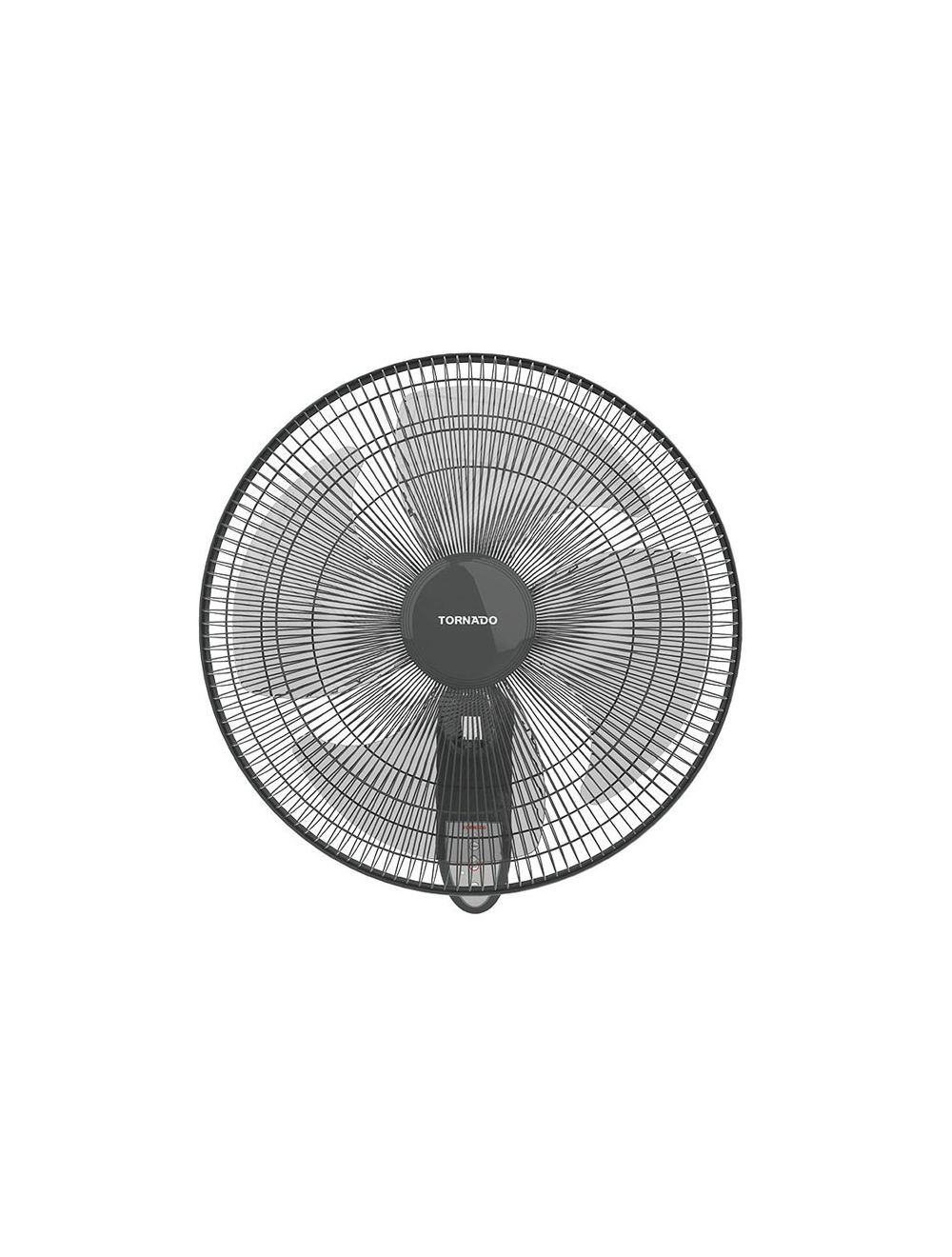 Tornado Wall Fan 18 Inch 4 Blades - Remote - Dark Grey - EPS-18RG