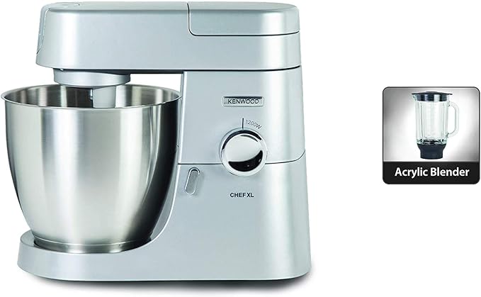 Kenwood kvl4110s chef xl 1200 w 6.7 liters - silver - international warranty