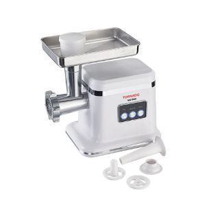 مفرمة لحم تورنيدو 2000 وات باللون الأبيض مع ملحقات متنوعة وسرعة عكسية، Meat Grinder Tornado 2000W White with accessories for daily use.