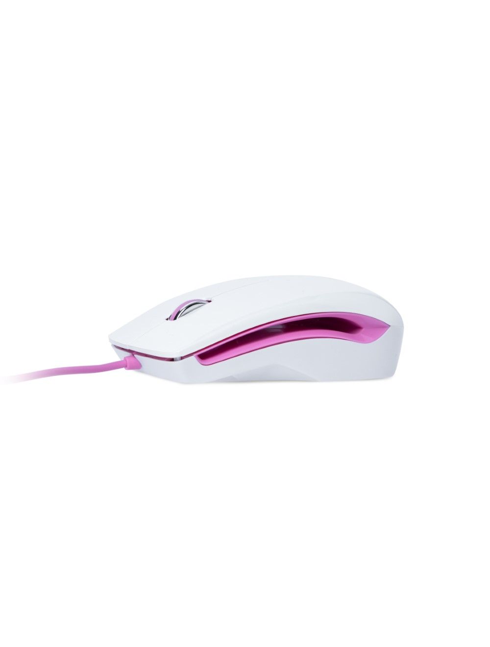 2B (MO16W) Optical wired mouse Piano finishing - Pink * White