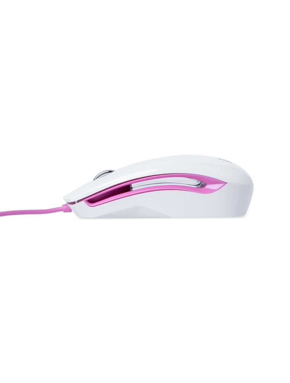 2B (MO16W) Optical wired mouse Piano finishing - Pink * White