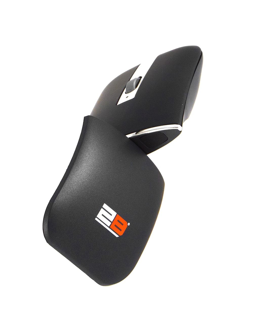 2B (MO305) 2.4GHz Wireless Rechargeable Mouse - Black*Silver