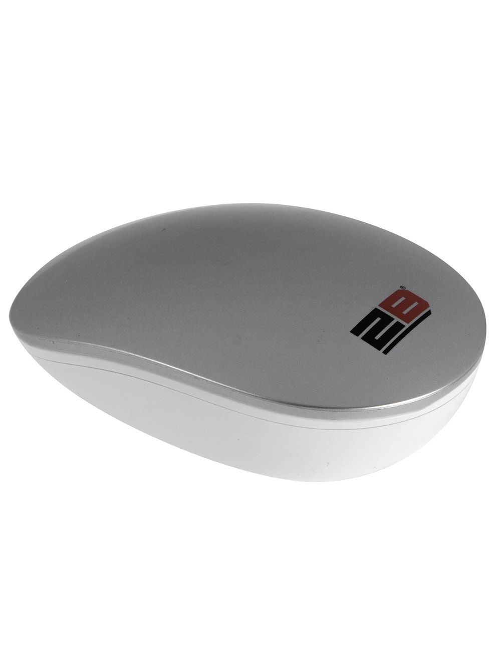 2B Wireless 2.4G Mouse With Movable Cover White*Silver