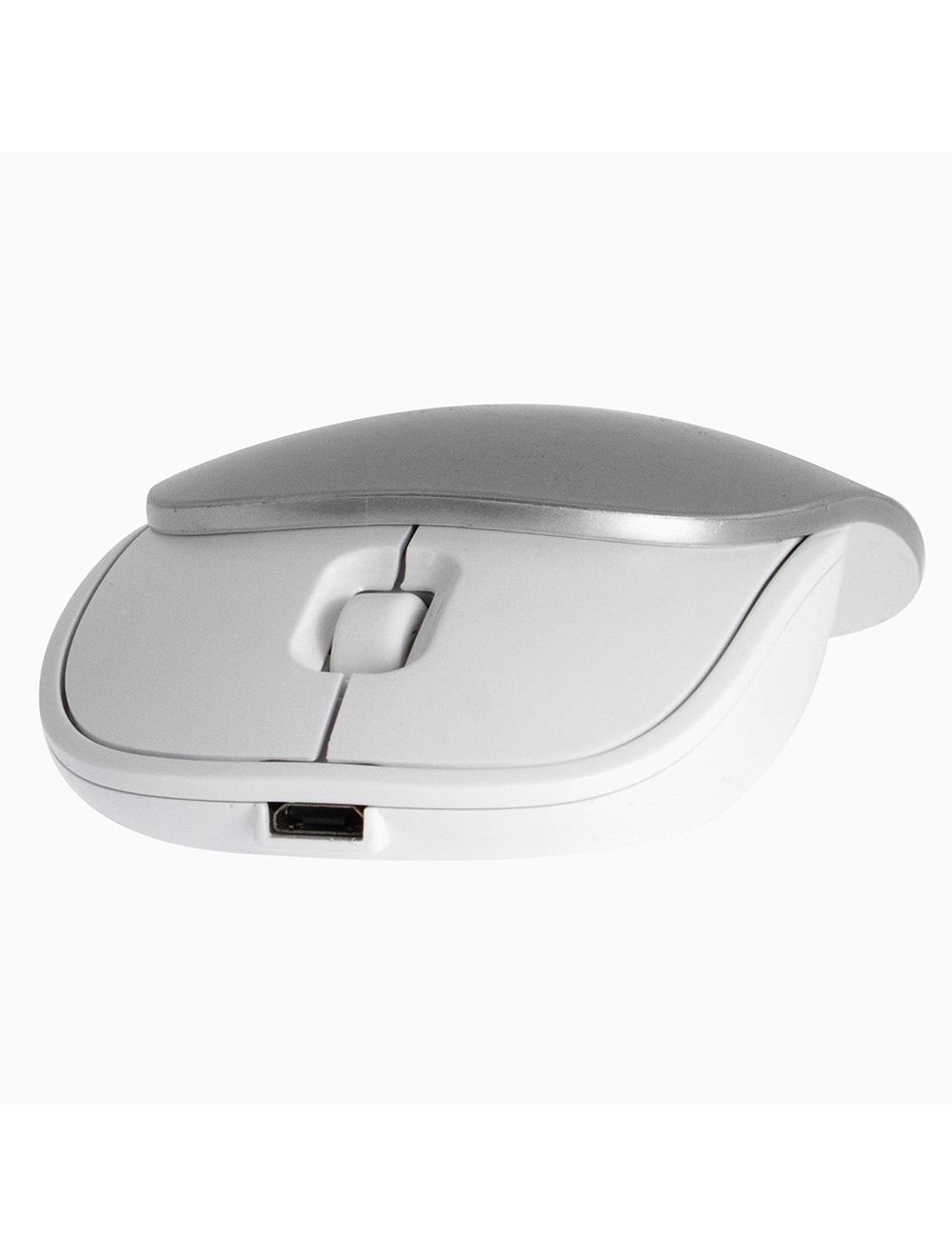 2B Wireless 2.4G Mouse With Movable Cover White*Silver