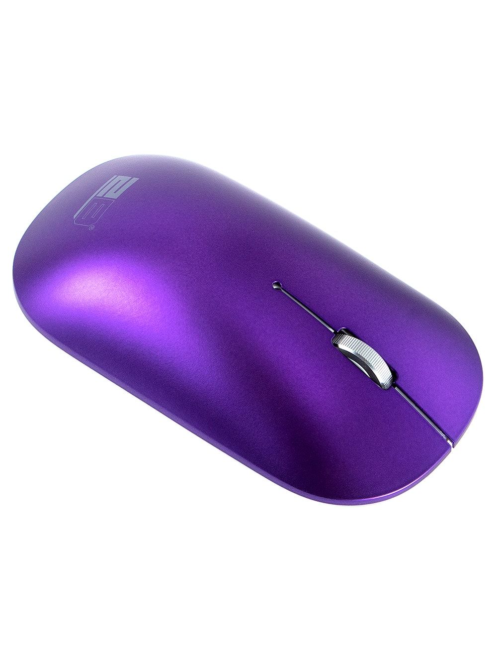 2B (MO877) 2.4GHz Slim Wireless Optical Mouse with Blue Light - Purple